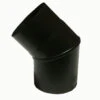 6 Inch 45 Degree Plain Black Flue Elbow(6 Inch 45 Degree Plain Black Flue Elbow)
