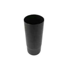 0.25 Metre Straight 4 Inch Plain Black Flue Section(0 25 Metre Straight 4 Inch Plain Black Flue Section)