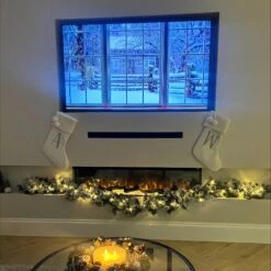 Ezee Glow 50'' Celestial Built-In Media Wall Electric Fire(Ezee Glow 50 Celestial Built In Electric Fire) -Cheap Arizona Shop 50Inch1