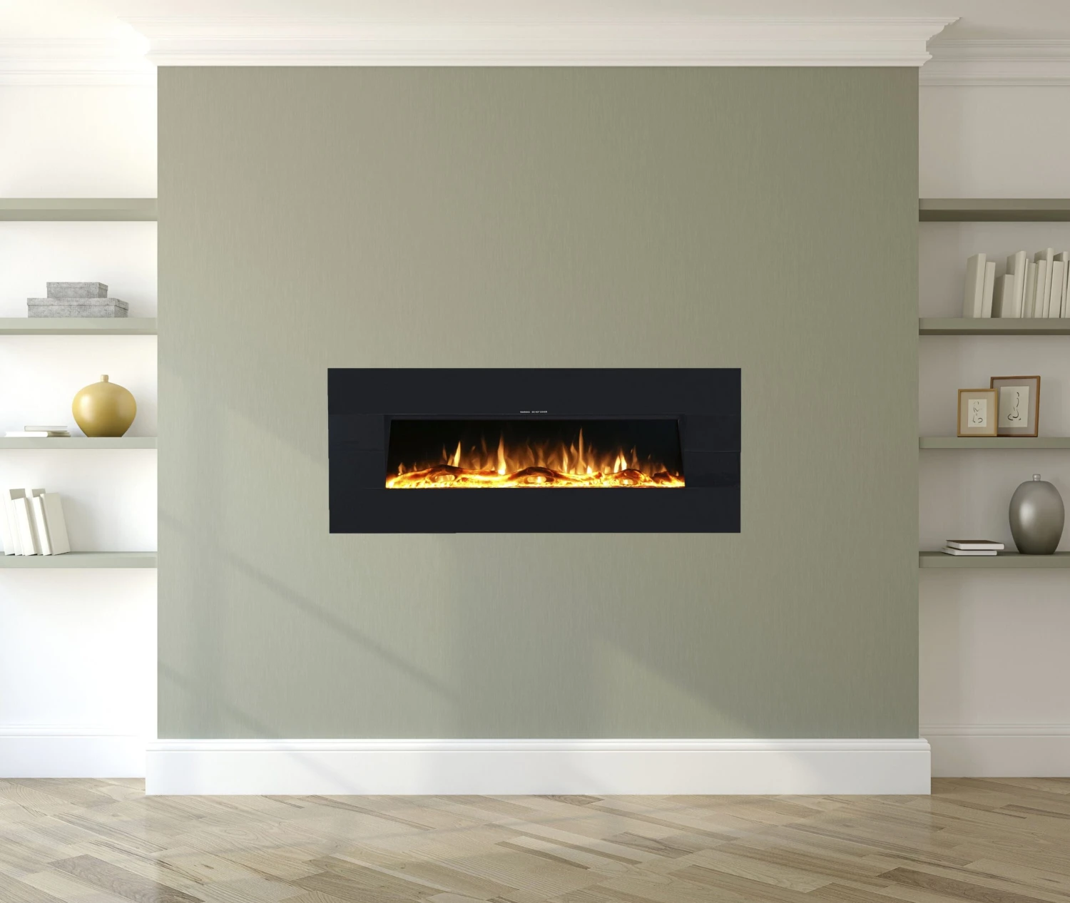 Ezee Glow Zara 50" Black Wall Mounted Or Recessed / Built In Electric Fire(Ezee Glow Zara Black Wall Mounted Or Recessed Built In Electric Fire) 8 Ezee Glow Zara 50" Black Wall Mounted Or Recessed / Built In Electric Fire(Ezee Glow Zara Black Wall Mounted Or Recessed Built In Electric Fire) - Image 8