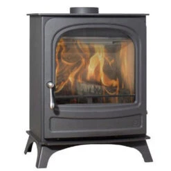 Arada Holborn 5 Widescreen Slate Multifuel Woodburning Stove, Freestanding, Eco Design Approved, Defra Approved(Arada Holborn 5 Widescreen Slate Multi Fuel Wood Burning Stove)