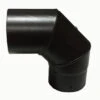 6 Inch 90 Degree Black Flue Elbow With Door(6 Inch 90 Degree Black Flue Elbow With Door)