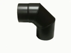 6 Inch 90 Degree Plain Black Flue Elbow(6 Inch 90 Degree Plain Black Flue Elbow)