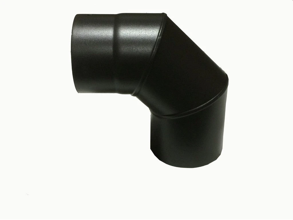 5 Inch 90 Degree Plain Black Flue Elbow(5 Inch 90 Degree Plain Black Flue Elbow) 1 5 Inch 90 Degree Plain Black Flue Elbow(5 Inch 90 Degree Plain Black Flue Elbow)