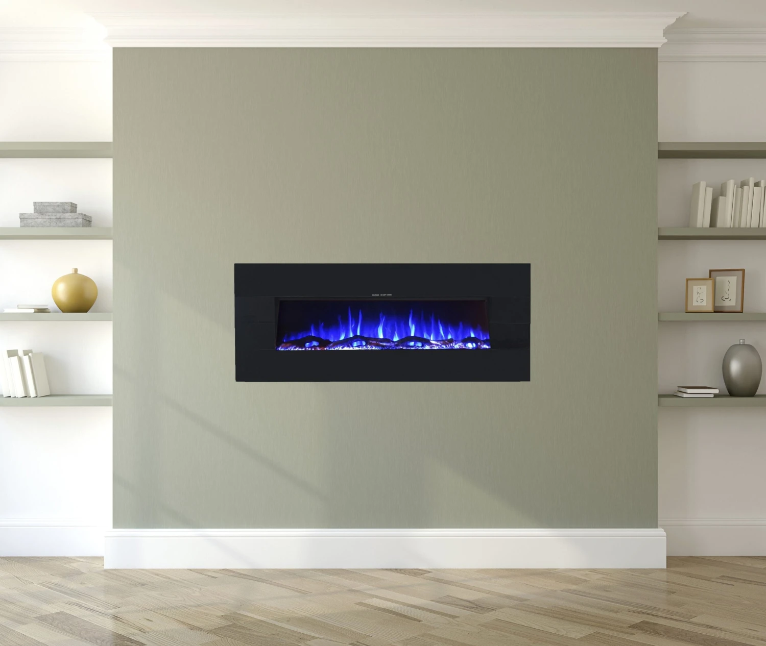 Ezee Glow Zara 50" Black Wall Mounted Or Recessed / Built In Electric Fire(Ezee Glow Zara Black Wall Mounted Or Recessed Built In Electric Fire) 7 Ezee Glow Zara 50" Black Wall Mounted Or Recessed / Built In Electric Fire(Ezee Glow Zara Black Wall Mounted Or Recessed Built In Electric Fire) - Image 7