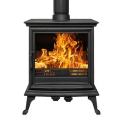 Mazona Bedford 8kW Stove, Multifuel, Woodburning, Freestanding, Eco Design Approved, Defra Approved(Mazona Bedford Eco 8kw Freestanding Wood Burning Multifuel Stove)