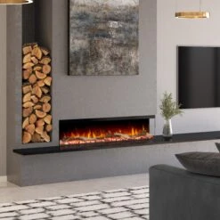 Ezee Glow 36'' Celestial Built-In Media Wall Electric Fire(Ezee Glow 36 Celestial Built In Electric Fire) -Cheap Arizona Shop Celestial36july2023sq