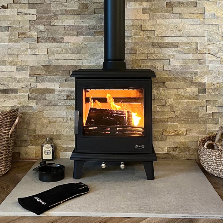Mazona Cheshire 5kW Multifuel Woodburning Stove, Eco Design Approved, Defra Approved(Mazona Cheshire 5kw Multifuel Woodburning Stove Eco Design Approved Defra Approved) 6 Mazona Cheshire 5kW Multifuel Woodburning Stove, Eco Design Approved, Defra Approved(Mazona Cheshire 5kw Multifuel Woodburning Stove Eco Design Approved Defra Approved) - Image 6