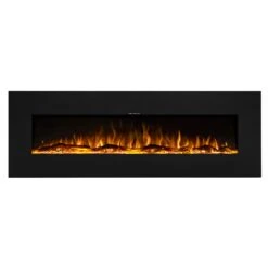 Ezee Glow Grand Zara 60" Metal Frame Wall Mounted Or Recessed / Built-In Electric Fire(Ezee Glow Grand Zara 60 Metal Frame Wall Mounted Or Recessed Built In Electric Fire)