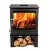 Mazona Ripley 8kW Multifuel Woodburning Stove, With Log Store, Freestanding, Eco Design Approved, Defra Approved(Copy Of Mazona Ripley Eco 5kw Stove With Log Store)