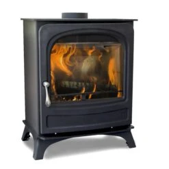 Arada Holborn 5 Widescreen Multifuel Woodburning Stove, Freestanding, Eco Design Approved, Defra Approved(Arada Holborn 5 Widescreen Multi Fuel Wood Burning Stove)
