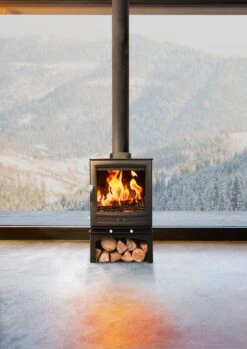 Arizona A05 5kW Eco Design Multi-Fuel Stove And Log Store(Copy Of Arizona A05 5kw Eco Design Multi Fuel Stove) -Cheap Arizona Shop IveEcoRoomset