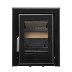 Mazona Clovelly 400 5kW 3 Sided Glass Trim Stove, Multifuel, Woodburning, Cassette, Inset, Eco Design Approved, Defra Approved(Mazona Clovelly 400 Cassette Stove) -Cheap Arizona Shop Kinsale400Angle7