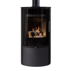 Arada Lagom 4 KW Black Steel Wood Burning Stove(Arada Lagom 4kw Steel Woodburning Stove Black)