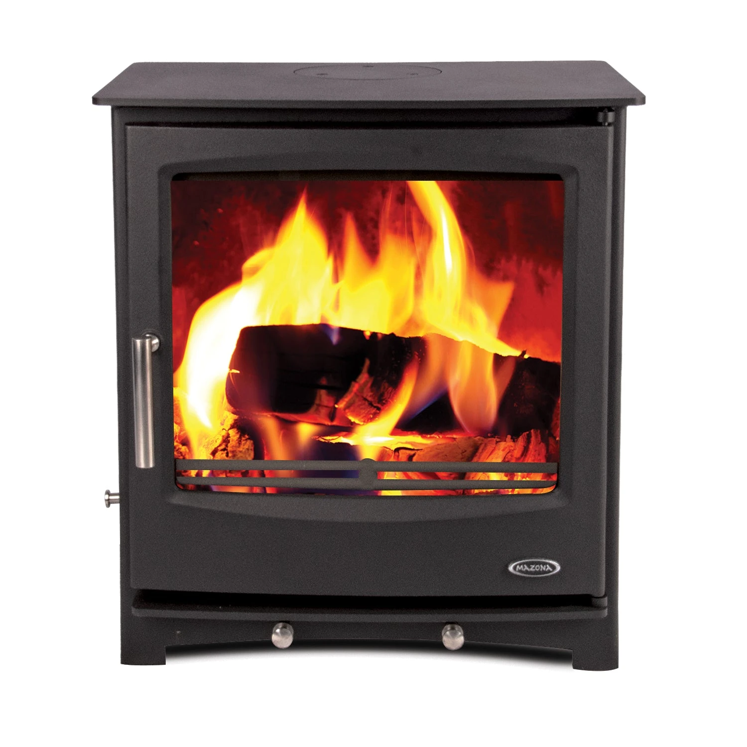 Mazona Rye Eco 7kW Multifuel Woodburning Stove, Freestanding, Eco Design Approved, Defra Approved(Mazona Rye Eco 7kw Fresstanding Multi Fuel Stove) 1 Mazona Rye Eco 7kW Multifuel Woodburning Stove, Freestanding, Eco Design Approved, Defra Approved(Mazona Rye Eco 7kw Fresstanding Multi Fuel Stove)