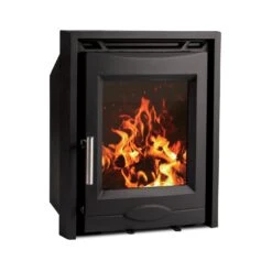 Mazona Dedham 5kW Stove, Multifuel, Woodburning, Inset, Eco Design Approved, Defra Approved(Mazona Dedham 5kw Eco Inset) -Cheap Arizona Shop Portland5Inset Angled
