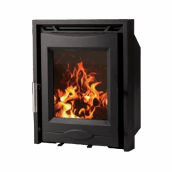 Mazona Dedham 5kW Stove, Multifuel, Woodburning, Inset, Eco Design Approved, Defra Approved(Mazona Dedham 5kw Eco Inset) -Cheap Arizona Shop Portland5Inset Angled copy