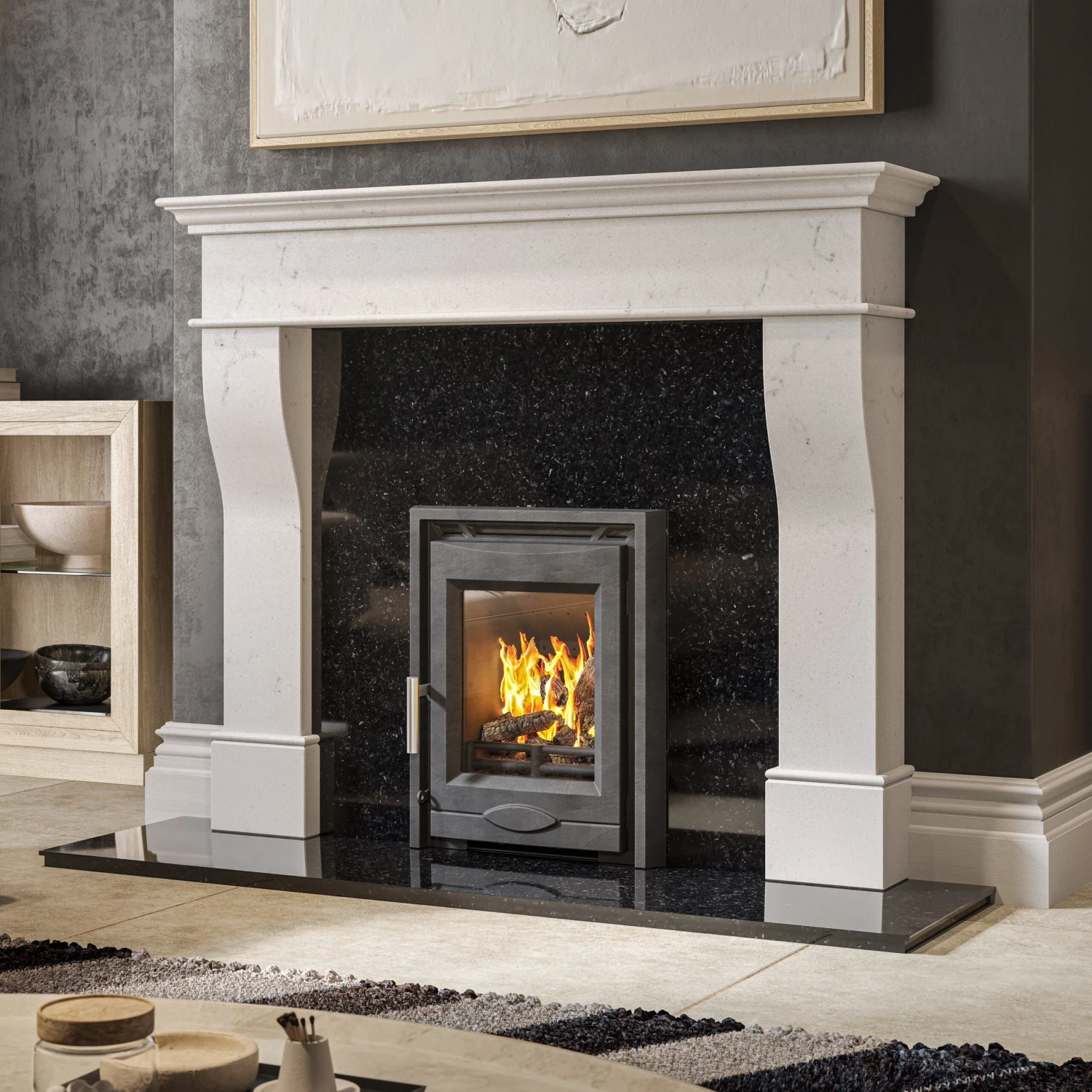 Mazona Dedham 7kW Stove, Multifuel, Woodburning, Inset, Eco Design Approved, Defra Approved(Mazona Dedham 7kw Eco Inset Multifuel Woodburning Stove) 2 Mazona Dedham 7kW Stove, Multifuel, Woodburning, Inset, Eco Design Approved, Defra Approved(Mazona Dedham 7kw Eco Inset Multifuel Woodburning Stove) - Image 2