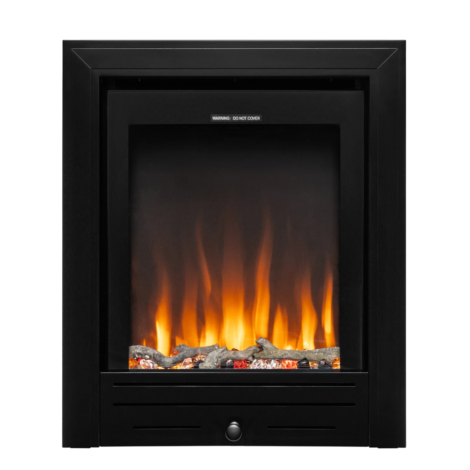 Ezee Glow Pulse Black Inset Electric Fire With Metal Trim(Ezee Glow Pulse Optional Metal Trim) 1 Ezee Glow Pulse Black Inset Electric Fire With Metal Trim(Ezee Glow Pulse Optional Metal Trim)