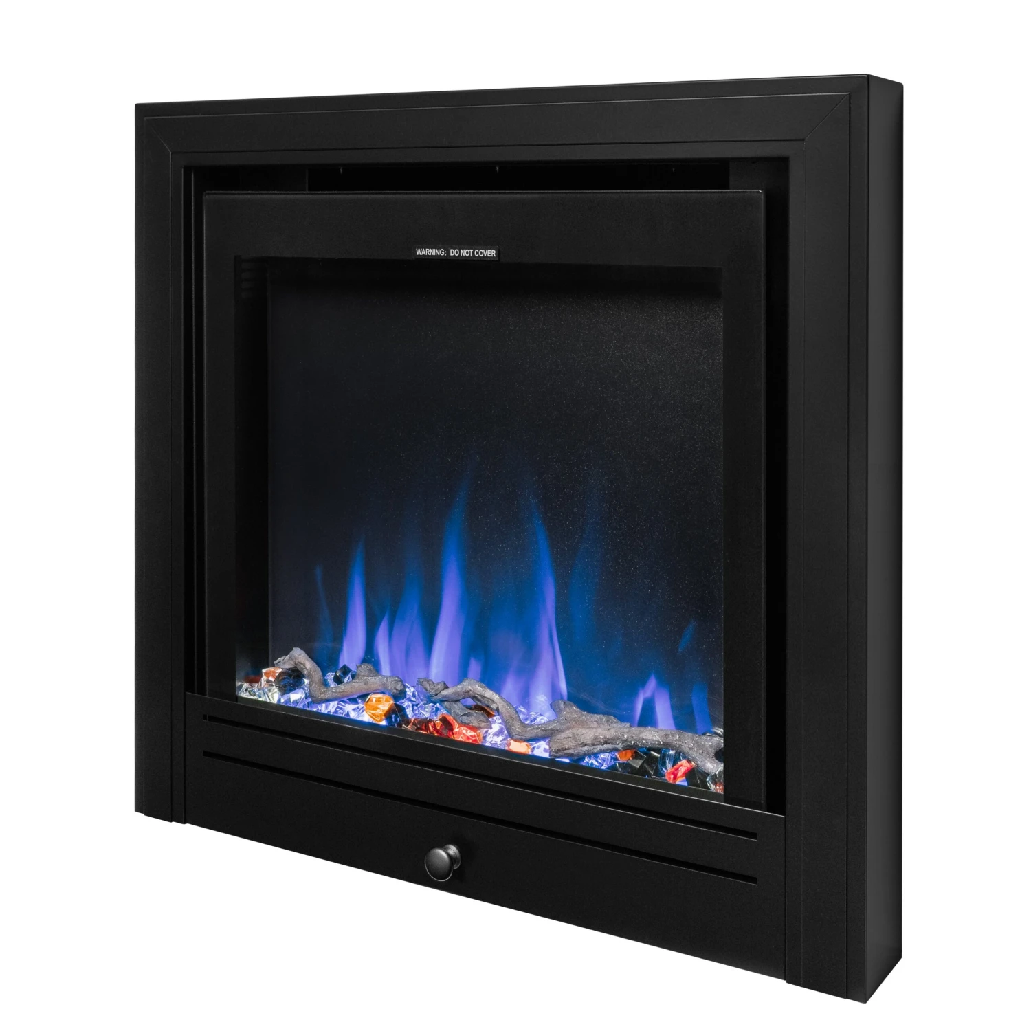 Ezee Glow Pulse Widescreen Black Inset Electric Fire With Metal Trim(Ezee Glow Pulse Widescreen Optional Metal Trim) 4 Ezee Glow Pulse Widescreen Black Inset Electric Fire With Metal Trim(Ezee Glow Pulse Widescreen Optional Metal Trim) - Image 4