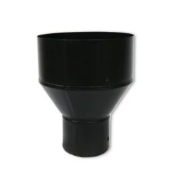 3 Inch To 6 Inch Black Flue Increaser(3 Inch To 6 Inch Black Flue Increaser)