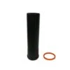 0.33 Metre Straight 3 Inch Plain Black Flue Section(0 33 Metre Straight 3 Inch Plain Black Flue Section 1)