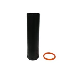 0.33 Metre Straight 3 Inch Plain Black Flue Section(0 33 Metre Straight 3 Inch Plain Black Flue Section 1)
