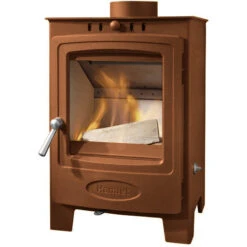Arada Hamlet Solution 5 Compact Terracotta Stove, Multi Fuel Wood Burning, Freestanding (S4) Ecodesign Approved, Defra Approved(Arada Hamlet Solution 5 Compact Terracotta Stove Multi Fuel Wood Burning Freestanding S4 Ecodesign Approved Defra Approved)