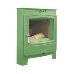 Arada Hamlet Solution 7kW Peapod Green Stove, Multi Fuel, Wood Burning, Inset 7 (S4), Ecodesign Approved, Defra Approved(Arada Hamlet Solution 7kw Peapod Green Stove Multi Fuel Wood Burning Inset 7 S4 Ecodesign Approved Defra Approved Copy)
