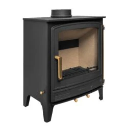 Mazona Warwick 8 KW Multifuel Woodburning Stove, Freestanding, Eco Design Approved, Defra Approved(Mazona Warwick 8 Kw Ecodesign Ready Multi Fuel Wood Burning Stove) -Cheap Arizona Shop Stove14.2