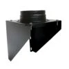 5 Inch (125mm) Black Twin Wall Base Wall Support(5 Inch Black Twin Wall Base Wall Support)