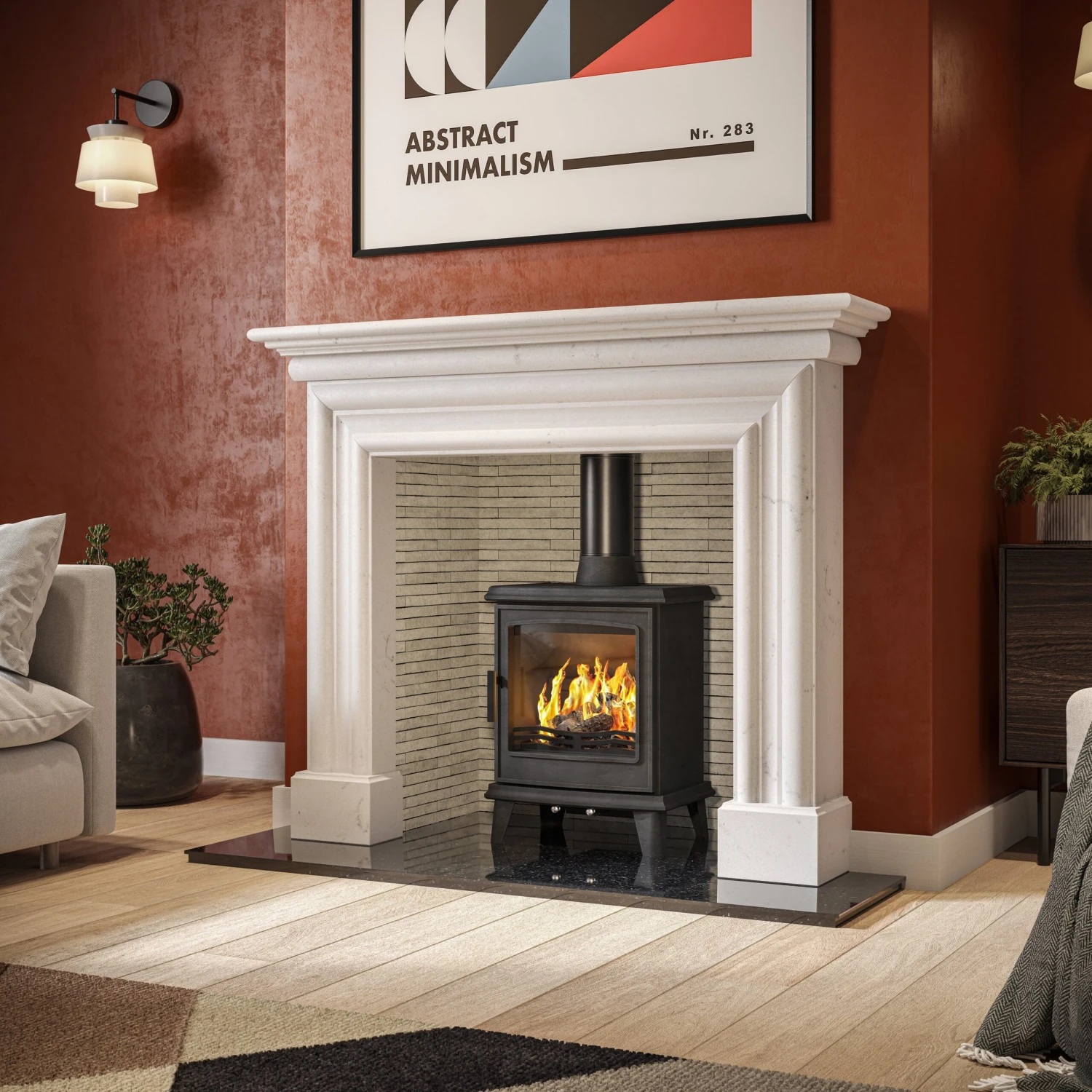 Mazona Cheshire 5kW Multifuel Woodburning Stove, Eco Design Approved, Defra Approved(Mazona Cheshire 5kw Multifuel Woodburning Stove Eco Design Approved Defra Approved) 3 Mazona Cheshire 5kW Multifuel Woodburning Stove, Eco Design Approved, Defra Approved(Mazona Cheshire 5kw Multifuel Woodburning Stove Eco Design Approved Defra Approved) - Image 3