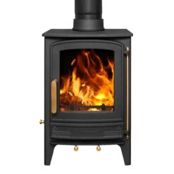 Mazona Warwick 4 KW Multifuel Woodburning Stove, Freestanding, Eco Design Approved, Defra Approved(Mazona Warwick 4 Kw Ecodesign Ready Multi Fuel Wood Burning Stove)