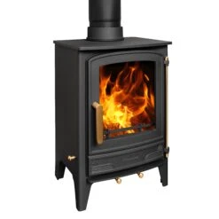 Mazona Warwick 4 KW Multifuel Woodburning Stove, Freestanding, Eco Design Approved, Defra Approved(Mazona Warwick 4 Kw Ecodesign Ready Multi Fuel Wood Burning Stove) -Cheap Arizona Shop Wicklow 4 Angle 4