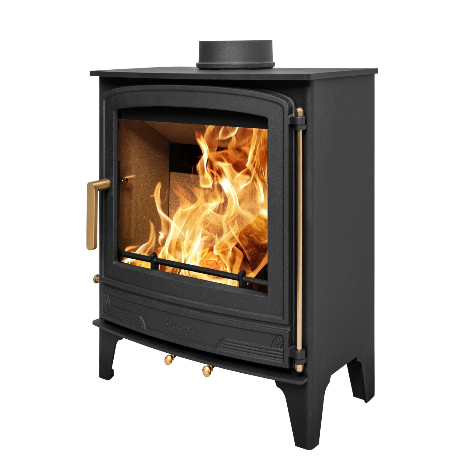 Mazona Warwick Widescreen 5kW Multifuel Woodburning Stove, Freestanding, Eco Design Approved, Defra Approved(Mazona Warwick Widescreen 5kw) 2 Mazona Warwick Widescreen 5kW Multifuel Woodburning Stove, Freestanding, Eco Design Approved, Defra Approved(Mazona Warwick Widescreen 5kw) - Image 2