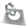 6 Inch (150mm)Black Twin Wall Ventilated Support Plate(6 Inch Twin Wall Ventilated Support Plate 1)