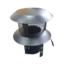 Black Pot Hanging Chimney Cowl For 5 Inch Flexible Flue(Black Pot Hanging Chimney Cowl For 5 Inch Flexible Flue)