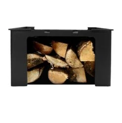 Mazona Ripley 5kW Multifuel Woodburning Stove, With Log Store, Freestanding, Eco Design Approved, Defra Approved(Mazona Ripley Eco 5kw Stove With Log Store) -Cheap Arizona Shop glencara5logstore1