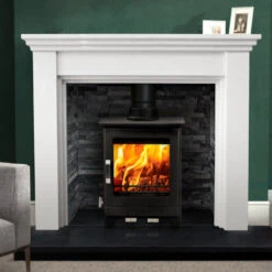 Mazona Ripley 5kW Multifuel Woodburning Stove, Freestanding, Eco Design Approved, Defra Approved(Mazona Ripley 5 Kw Ecodesign Ready Multi Fuel Wood Burning Stove) -Cheap Arizona Shop glencararoomset