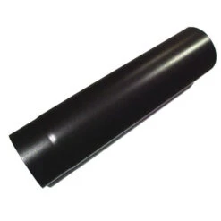 0.5 Metre Straight 6 Inch Plain Black Flue Section(0 5 Metre Straight 6 Inch Plain Black Flue Section)