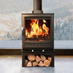 Arizona A05 5kW Eco Design Multi-Fuel Stove And Log Store(Copy Of Arizona A05 5kw Eco Design Multi Fuel Stove)