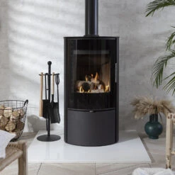 Arada Lagom 4 KW Black Steel Wood Burning Stove(Arada Lagom 4kw Steel Woodburning Stove Black) 9 Arada Lagom 4 KW Black Steel Wood Burning Stove(Arada Lagom 4kw Steel Woodburning Stove Black) -Cheap Arizona Shop lagom black 2