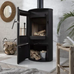 Arada Lagom 4 KW Black Steel Wood Burning Stove(Arada Lagom 4kw Steel Woodburning Stove Black) 10 Arada Lagom 4 KW Black Steel Wood Burning Stove(Arada Lagom 4kw Steel Woodburning Stove Black) -Cheap Arizona Shop lagom black 3