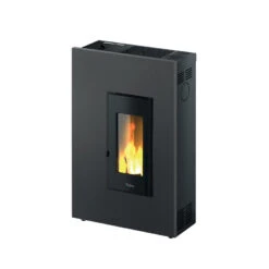 Pegaso Madison 5kW Pellet Stove Black, Freestanding, Eco Design Approved, Defra Approved(Pegaso Madison 5 Black Pellet Stove)