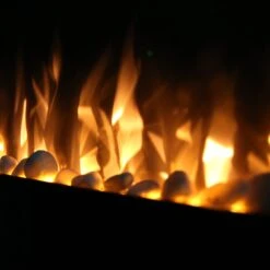 Ezee Glow XL Zara 72"Black Wall Mounted Or Recessed / Built In Electric Fire(Ezee Glow Zara Xl Black Wall Mounted Or Recessed Built In Electric Fire) -Cheap Arizona Shop orange flame 1 1 2