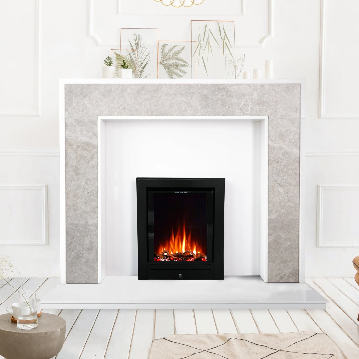 Ezee Glow Pulse Black Inset Electric Fire With Metal Trim(Ezee Glow Pulse Optional Metal Trim) 6 Ezee Glow Pulse Black Inset Electric Fire With Metal Trim(Ezee Glow Pulse Optional Metal Trim) - Image 6
