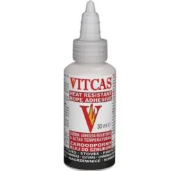 Vitcas White Rope Seal Adhesive 30ml(Stove Rope Glue 50ml)
