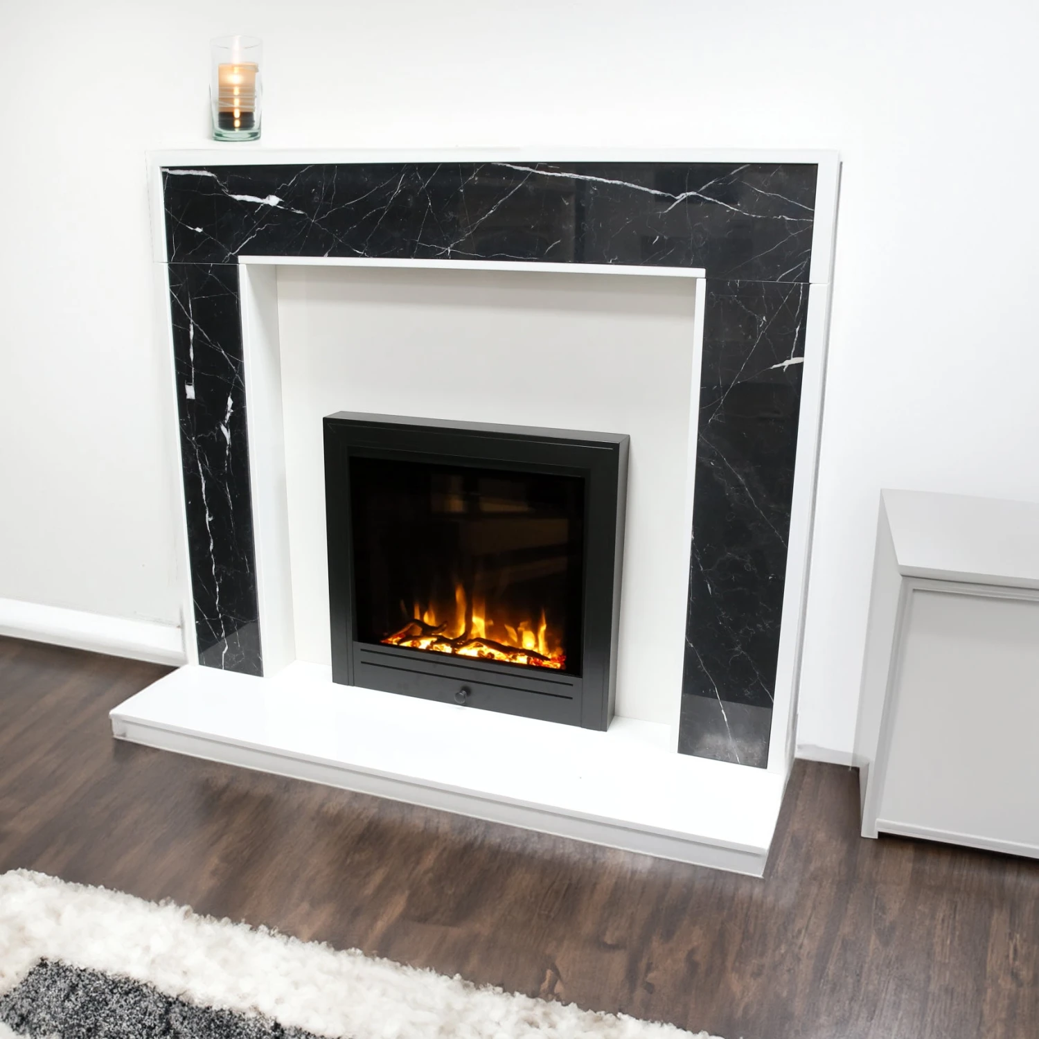 Ezee Glow Pulse Widescreen Black Inset Electric Fire With Metal Trim(Ezee Glow Pulse Widescreen Optional Metal Trim) 7 Ezee Glow Pulse Widescreen Black Inset Electric Fire With Metal Trim(Ezee Glow Pulse Widescreen Optional Metal Trim) - Image 7