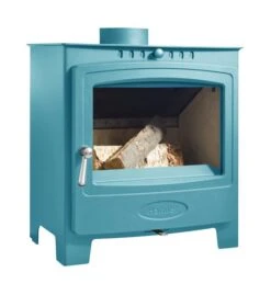 Arada Hamlet Solution 5 Widescreen Miami Blue Stove, Multi Fuel,Wood Burning, Freestanding (S4) Ecodesign Approved, DEFRA Approved(Arada Hamlet Solution 5 Widescreen Miami Blue Stove Multi Fuel Wood Burning Freestanding S4 Ecodesign Approved Defra Approved)
