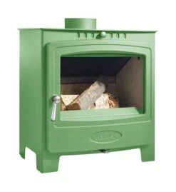 Arada Hamlet Solution 5 Widescreen Peapod Green Stove, Multi Fuel,Wood Burning, Freestanding (S4) Ecodesign Approved, DEFRA Approved(Arada Hamlet Solution 5 Widescreen Flamingo Pink Stove Multi Fuel Wood Burning Freestanding S4 Ecodesign Approved Defra Approved)